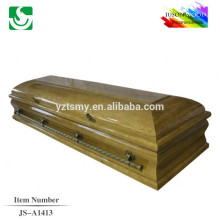 JS-A1413 fine solid flat packed American mdf casket